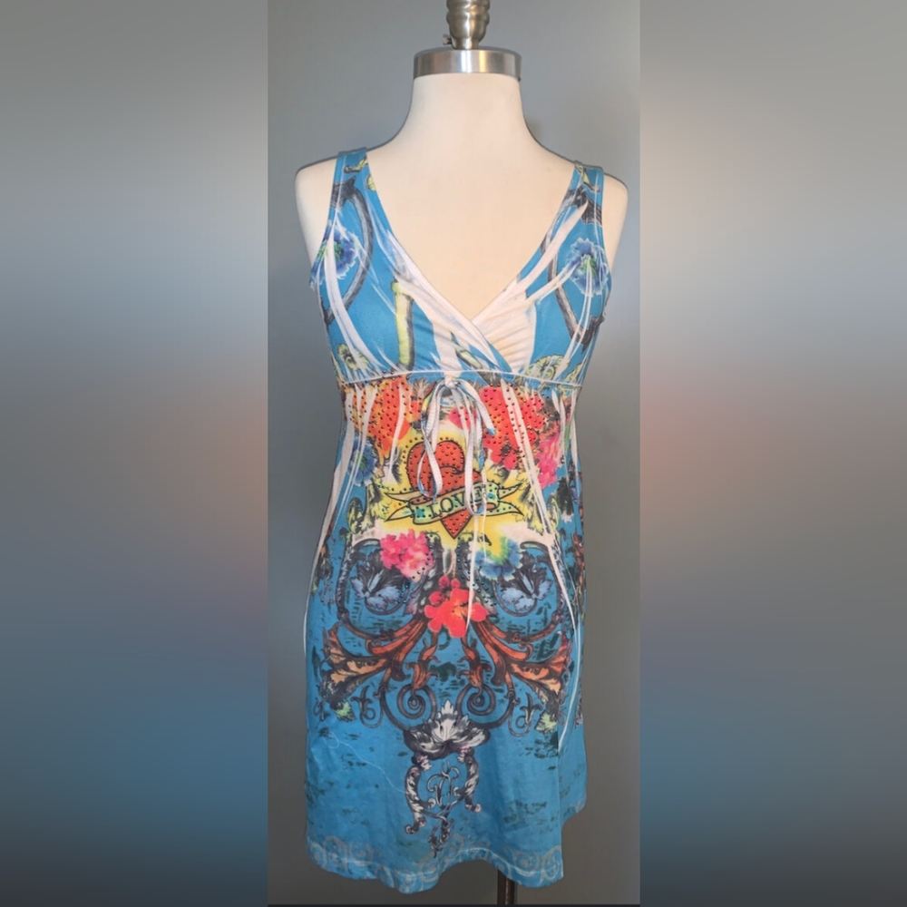 Ocean breeze blue sundress w tags M